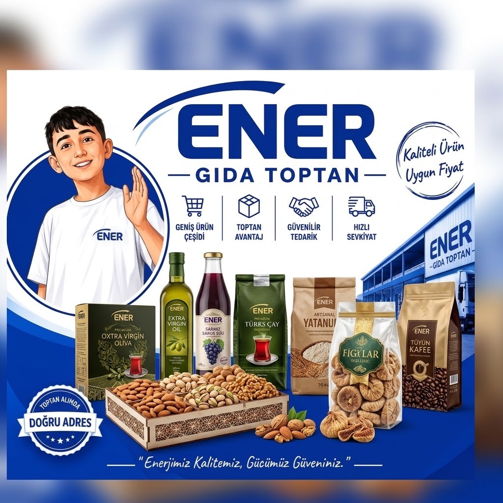 Ener Gıda Toptan — Enerjimiz Kalitemiz, Gücümüz Güveniniz.
